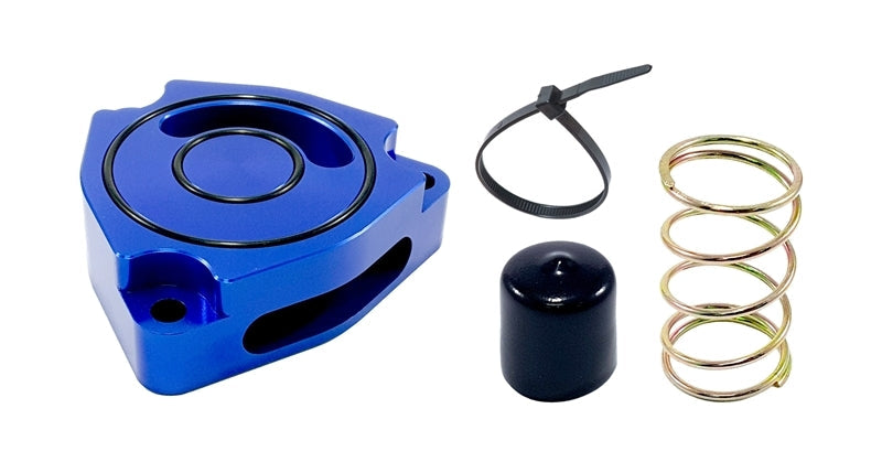 Torque Solution Blow Off BOV Sound Plate (Blue) 11+ Hyundai Veloster Turbo TS-SP2-HVBU