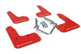 Rally Armor 17-21 Honda Civic Sport & Touring (Hatch) Red UR Mud Flap w/ White Logo MF51-UR-RD/WH