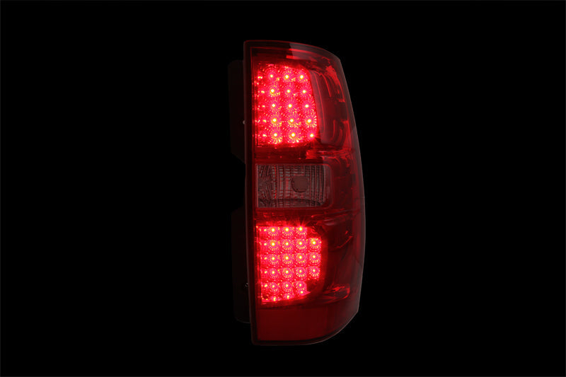 ANZO 2007-2013 Chevrolet Avalanche LED Taillights Red/Clear 311143