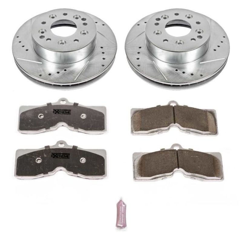 Power Stop 1969 Chevrolet Camaro Front or Rear Z26 Street Warrior Brake Kit K2596-26