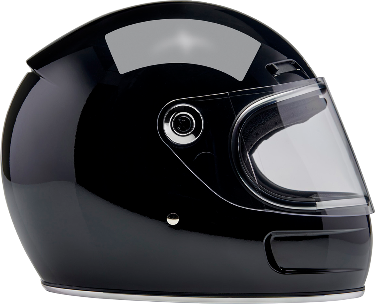 BILTWELL Gringo SV Helmet - Gloss Black - Large 1006-101-504