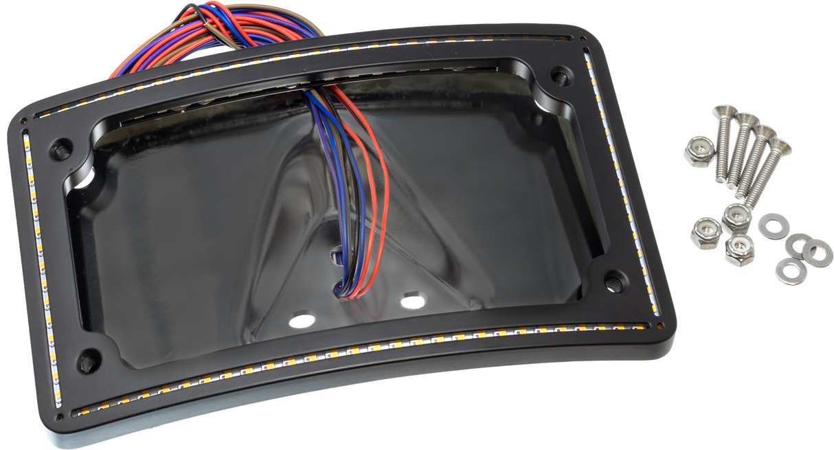 LETRIC LIGHTING COPerfect Plate Light Curve Blk Flh/Flt `14-UpLLC-CPPL-B6