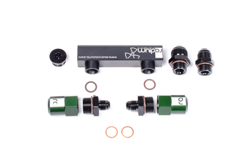 Radium Engineering Bosch Pumps 4 Port Manifold Reuses Check Valves - Universal 20-0463