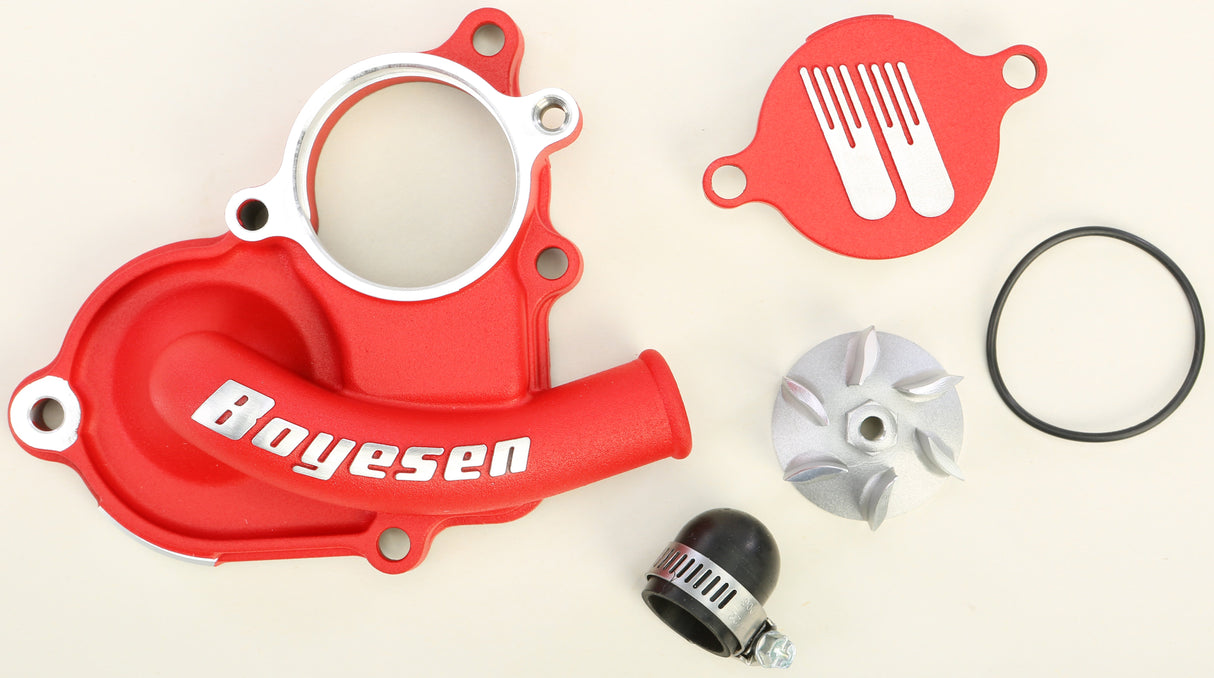 BOYESEN Waterpump Cover & Impeller Kit Red WPK-26AR