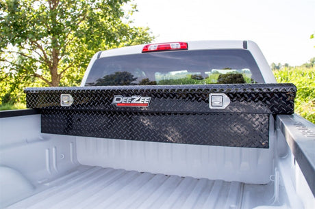 Deezee Universal Tool Box - Red Crossover - Single Lid Black BT Full Size DZ 8170B