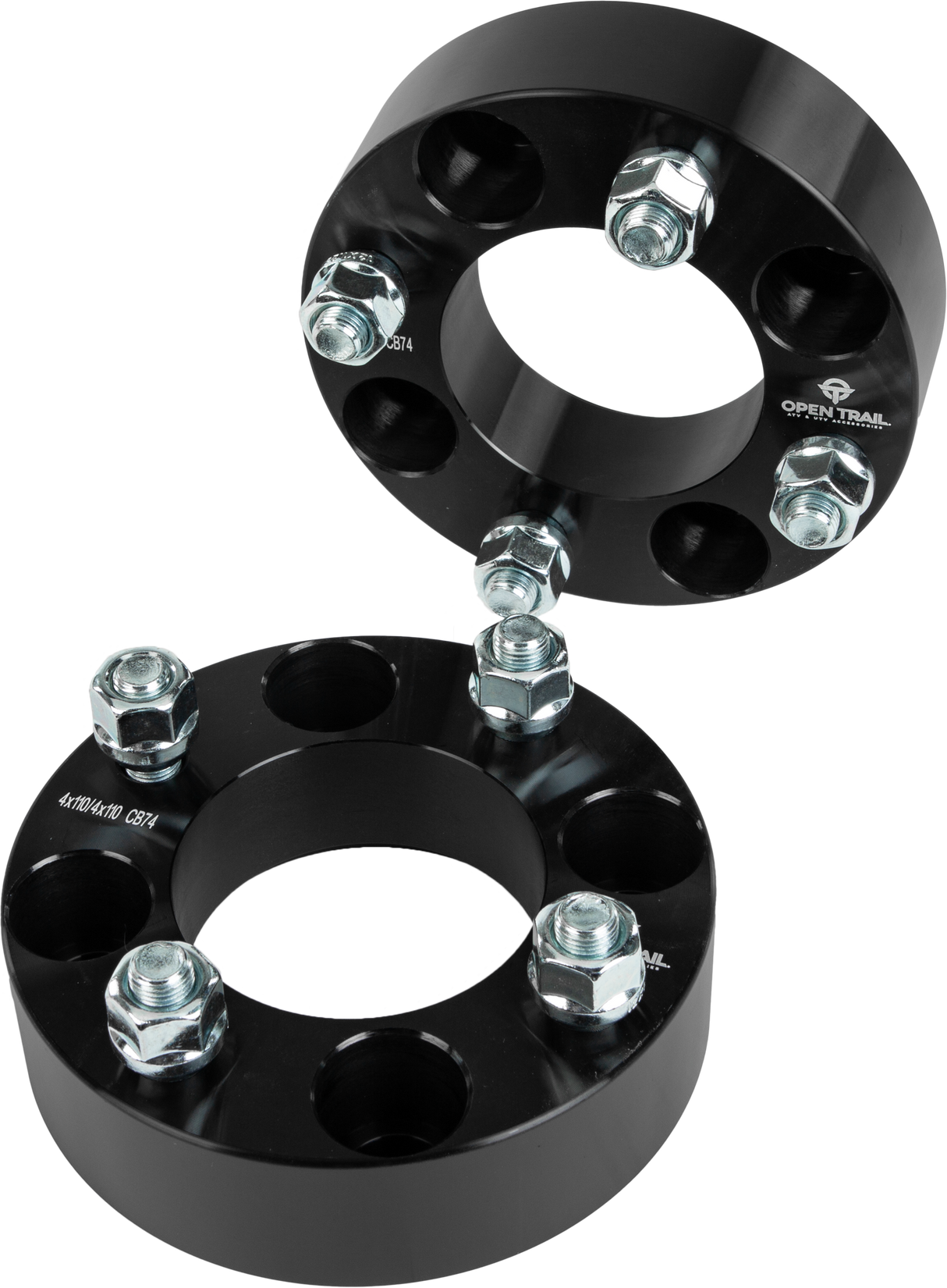 OPEN TRAILWheel Spacer 1.5" 4/110 Stud: 12mm X 1.25mmAC-06654-1BK