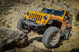 DV8 Offroad 07-18 Jeep Wrangler JK Front Aluminum Inner Fender - Black INFEND-01FB