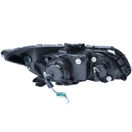 ANZO 2012-2015 Honda Civic Projector Headlights w/ U-Bar Chrome 121478