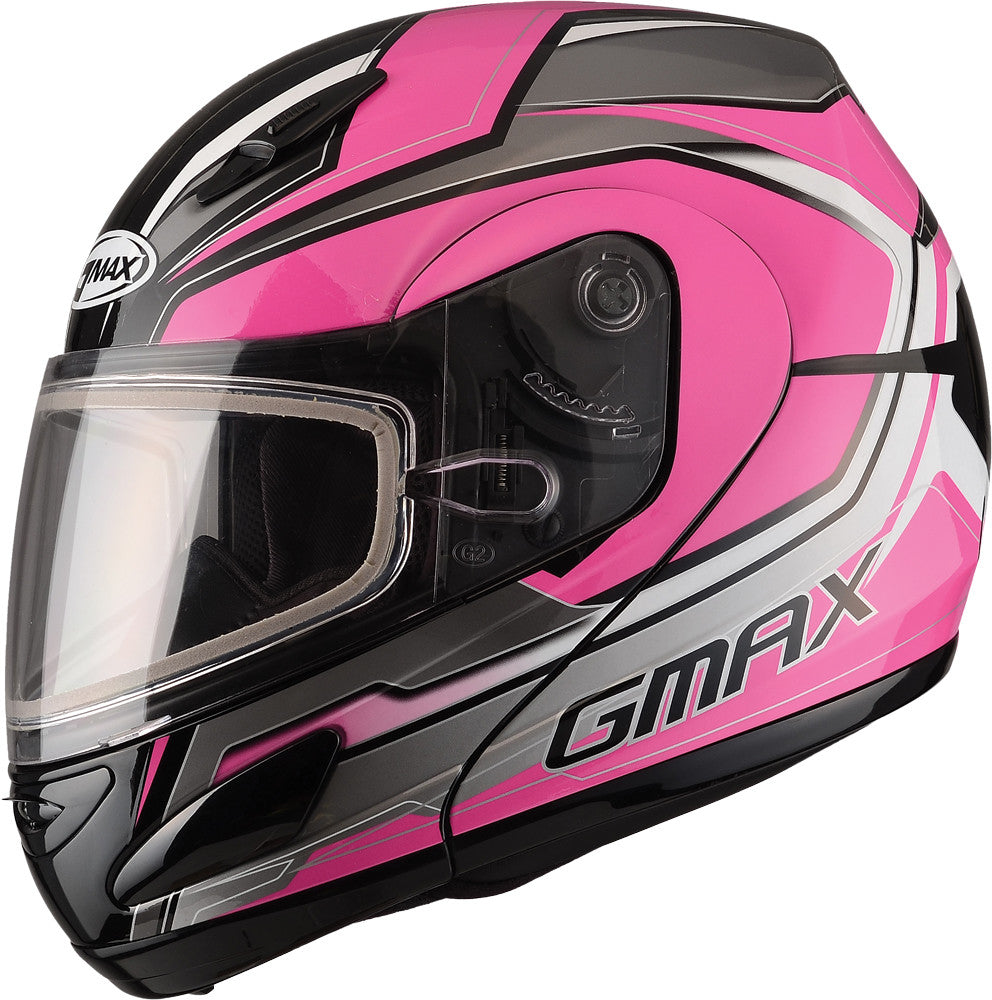GMAX Gm-44s Modular Helmet Glacier Pink/Silver/White L G6444406 TC-14