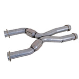 BBK 79-04 Mustang Coyote Swap Short Mid X Pipe w Catalytic Converters 3.0 For BBK Long Tube Headers 1786