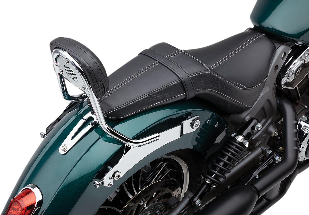 COBRA Detachable Backrest - Chrome - Mini - Scout 502-2010