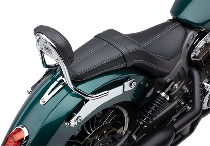 COBRA Detachable Backrest - Chrome - Mini - Scout 502-2010