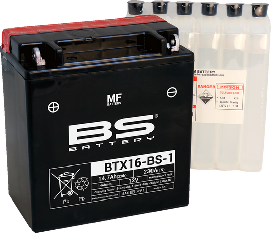 BS BATTERY Battery - BTX16-BS-1 (YTX) 300623