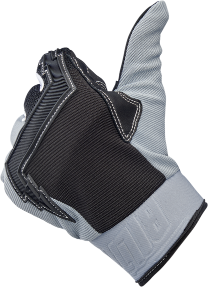 BILTWELL Baja Gloves - Gray - XL 1508-1101-305