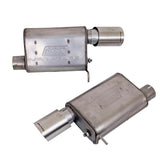 BBK Vari-Tune Axle Back Exhaust Kit 2 Adjustable Performance Mufflers 2-3/4 Pipe 4 in. Tips 41065