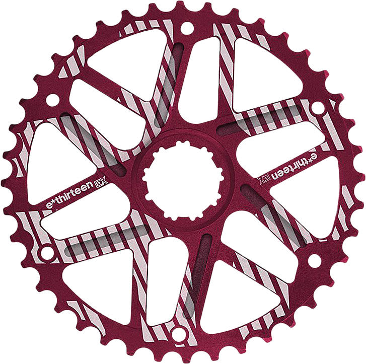 E13 Extended Ring Cog 40t Red 10 Speed FW10.ER-10SHIM.40.R