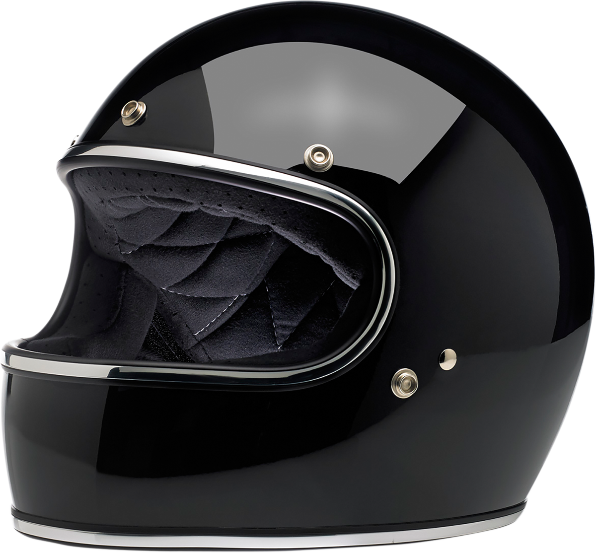 BILTWELL Gringo Helmet - Gloss Black - XS 1002-101-101