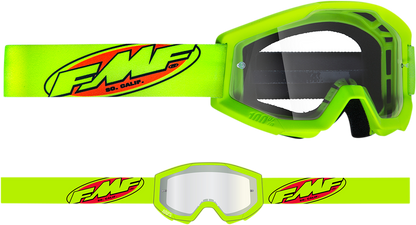 FMF Youth PowerCore Goggles - Core - Yellow - Clear F-50054-00003 2601-3019