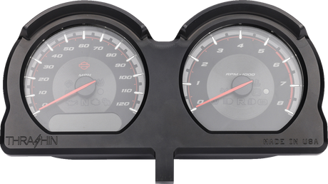 THRASHIN SUPPLY CO. Gauge Relocation Kit - Black TSC-2707-1