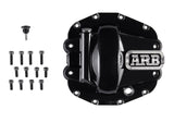 ARB Diff Cover Blk Jeep JL Rubicon Front 0750011B