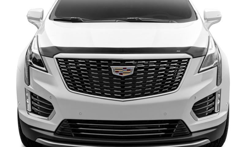 AVS 17-18 Cadillac XT5 Aeroskin Low Profile Acrylic Hood Shield - Smoke 322133
