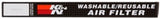 K&N 96-02 Jeep Wrangler 2.5L L4 / 96-06 4.0L L4 Drop In Air Filter 33-2114