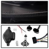 Spyder BMW E46 3-Series 02-05 4DR Projector Headlights 1PC LED Halo Blk PRO-YD-BMWE4602-4D-AM-BK 5042415