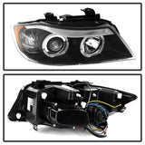 Spyder BMW E90 3-Series 06-08 Projector LED Halo Amber Reflctr Rplc Bulb Blk PRO-YD-BMWE9005-AM-BK 5009005