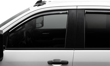 AVS 17-18 Ford F-250 Super Duty Supercrew Ventvisor Front & Rear Window Deflectors 4pc - Smoke 194381