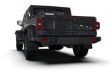 Rally Armor 19-23 Jeep JT Gladiator Mojave/Rubicon Black Mud Flap w/ Metallic Black Logo MF104-BLK-MBK