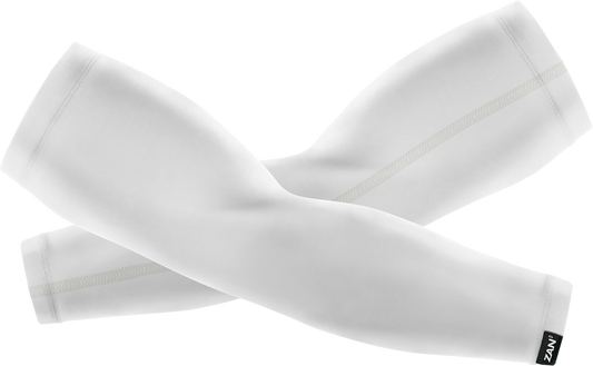 ZAN HEADGEAR SportFlex Arm Sleeves - White - Medium AL089MD