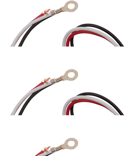 WESBAR 12" Three-Wire Pigtail Lead 719063