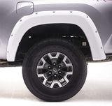 EGR 16+ Toyota Tacoma w/Mudflap Bolt-On Look Color Match Fender Flares - Set - Super White 795084-040