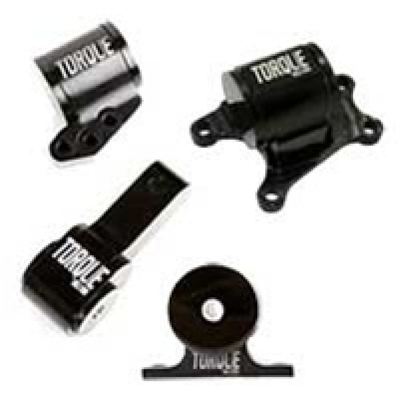Torque Solution Billet Aluminum 4 Piece Engine Mount Kit: Mitsubishi Evolution VII-IX 2001-2006 TS-EV-1236
