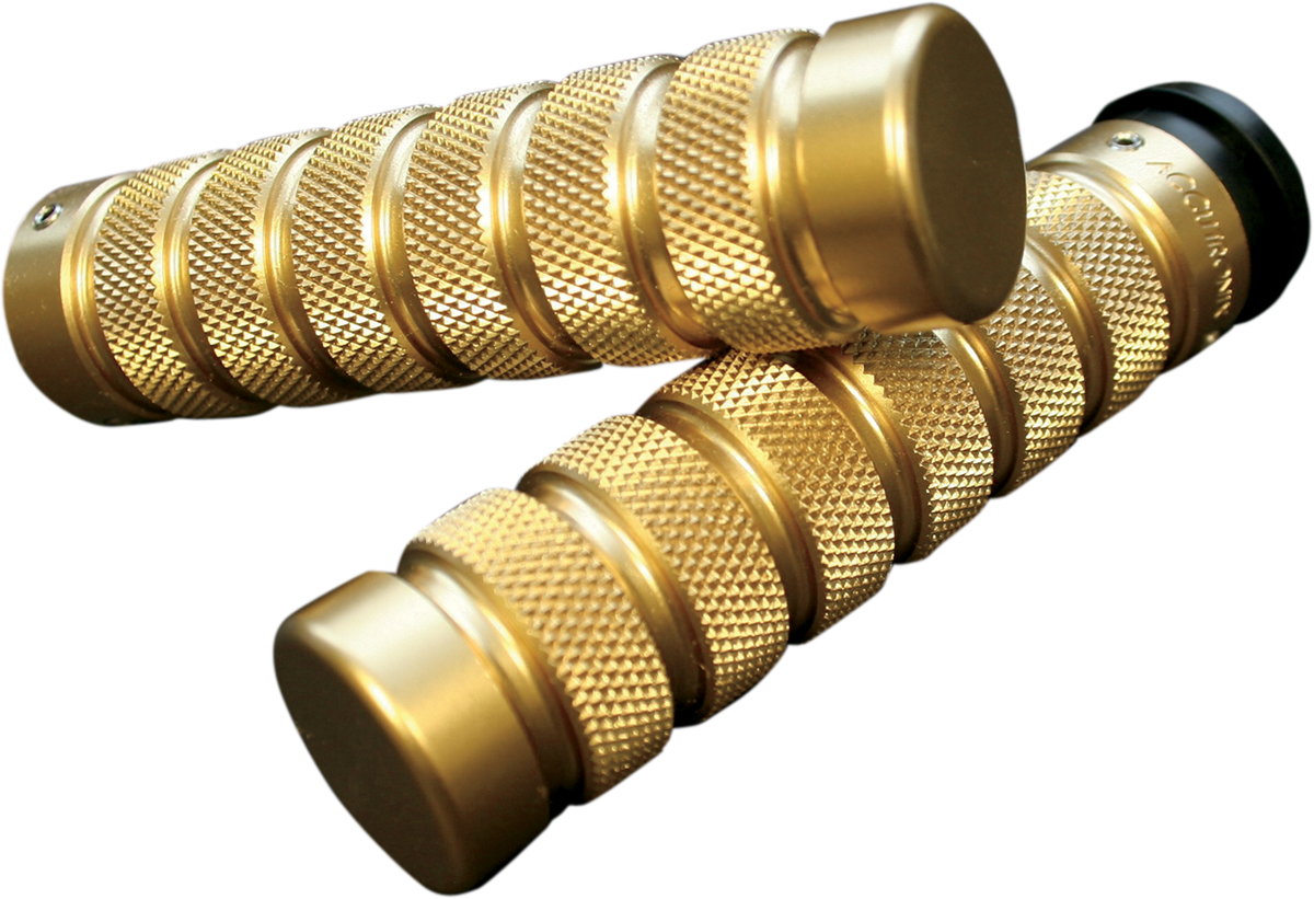 ACCUTRONIX Grips - Knurled - Notched - TBW - Brass GR101-KN5