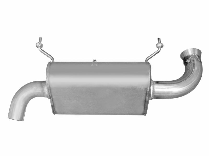 Gibson 2014 Polaris RZR XP 1000 EPS Base 2.25in Single Exhaust - Stainless 98018