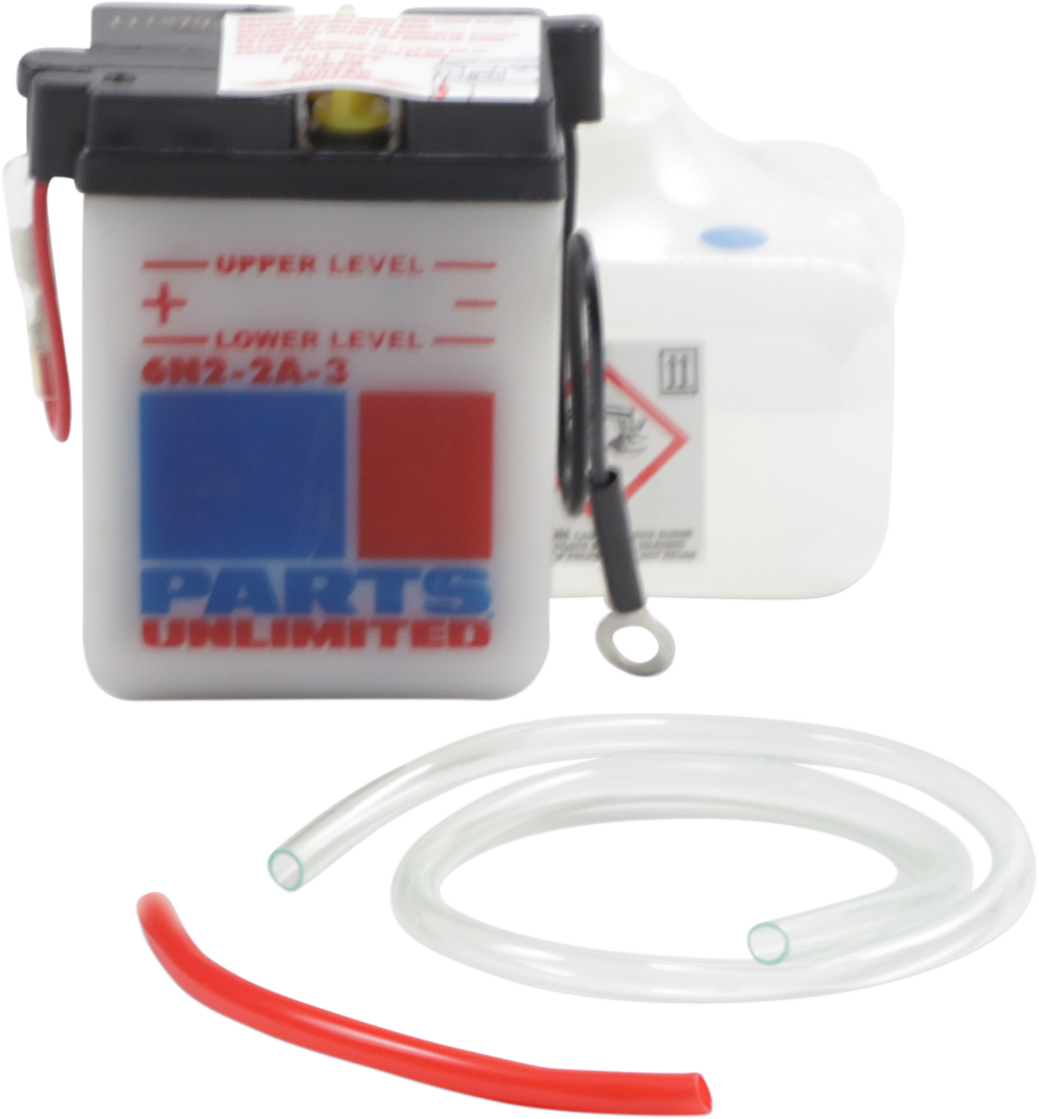 Parts Unlimited Battery - 6n2-2a-3 6n2-2a-3-Fp