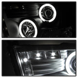 Spyder Dodge Ram 1500 09-14 Projector Headlights Halogen- CCFL Halo LED - Blk PRO-YD-DR09-CCFL-BK 5030320