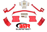 BMR 79-04 Fox Mustang Torque Box Reinforcement Plate Kit(TBR005R And TBR003R) - Red TBR004R