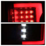 Spyder 15-18 Ford F-150 Light Bar LED Tail Lights (w/Blind Spot) - Black (ALT-YD-FF15015BS-LBLED-BK) 5085313
