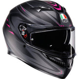 AGV Helmet K3 Syth Matte Black/Pink 2x 2118381004-025-XXL
