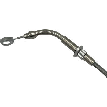 FAT BAGGERS EZ Install Upper Clutch Cable - FLTR/FLHX '21-'23 - +6" - Braided  118006