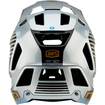 100% Trajecta Helmet - Fidlock - Ranelagh - Silver - XL 80003-00016