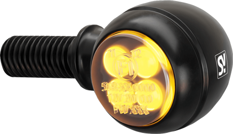 HIGHSIDER Turn Signal - Amber - Black 204-296