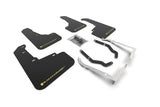 Rally Armor 18-22 Subaru Crosstrek Lift/AT Black UR Mud Flap w/Yellow Pearl Logo MF46-LTUR-BLK/PYP
