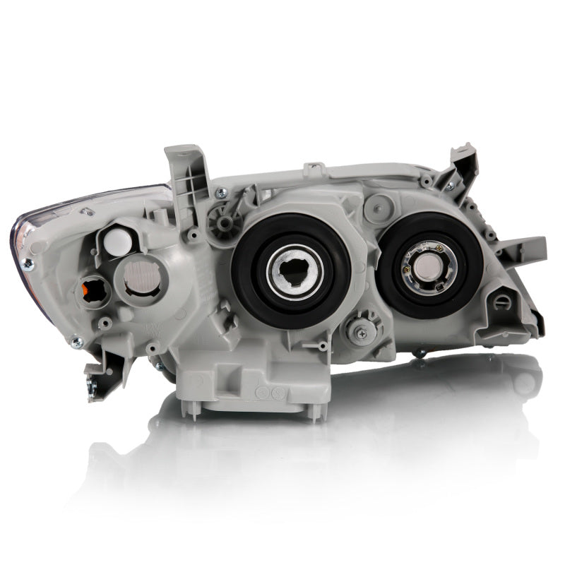 ANZO 2007-2009 Toyota Camry Projector Headlight Chrome Amber (OE Replacement) 121551