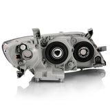 ANZO 2007-2009 Toyota Camry Projector Headlight Chrome Amber (OE Replacement) 121551