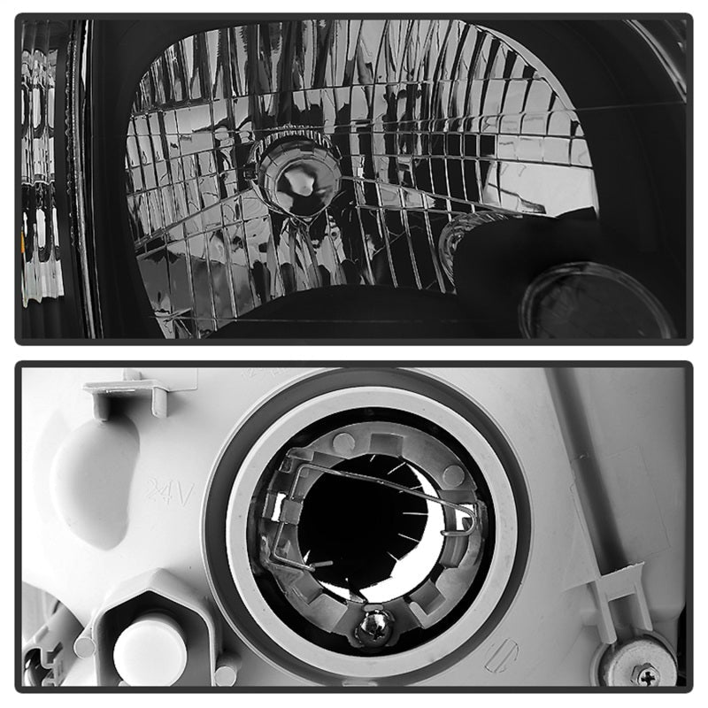 Xtune Toyota Tundra Double Cab 05-06 OEM Style Headlights & Corner Lights Black HD-JH-TTUN05-AM-BK 9034336