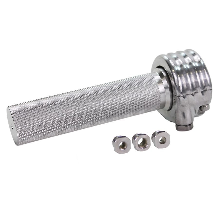 TC BROS 1" Single Cable Throttle Polished 101-0219