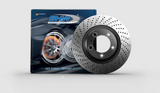 SHW 95-98 Porsche 911 Carrera w/o Turbo Look Right Front Cross-Drilled MB Brake Rotor (99335104401) PFR39934